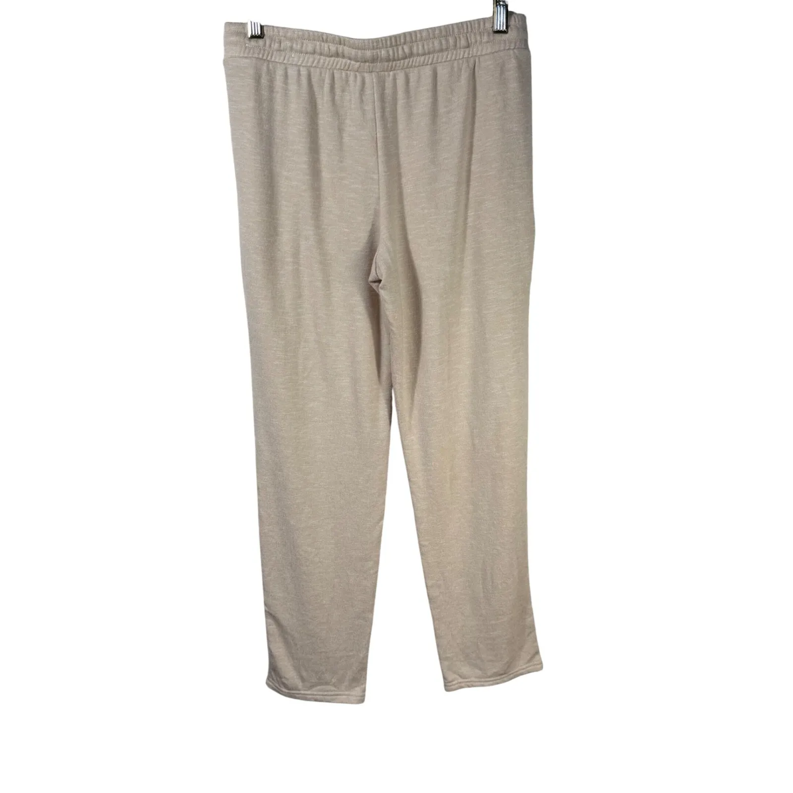 Natori Beige Lounge Pants Womens S/CH Drawstring Joggers Soft Stretch Pockets - Image 5