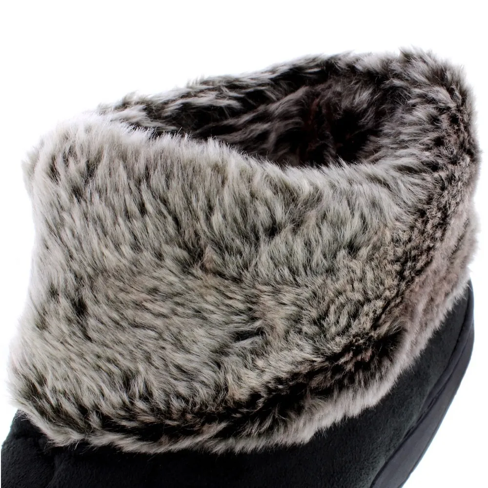 COMFY FEET Womens Faux Fur Slippers Size XL 11 - Image 4