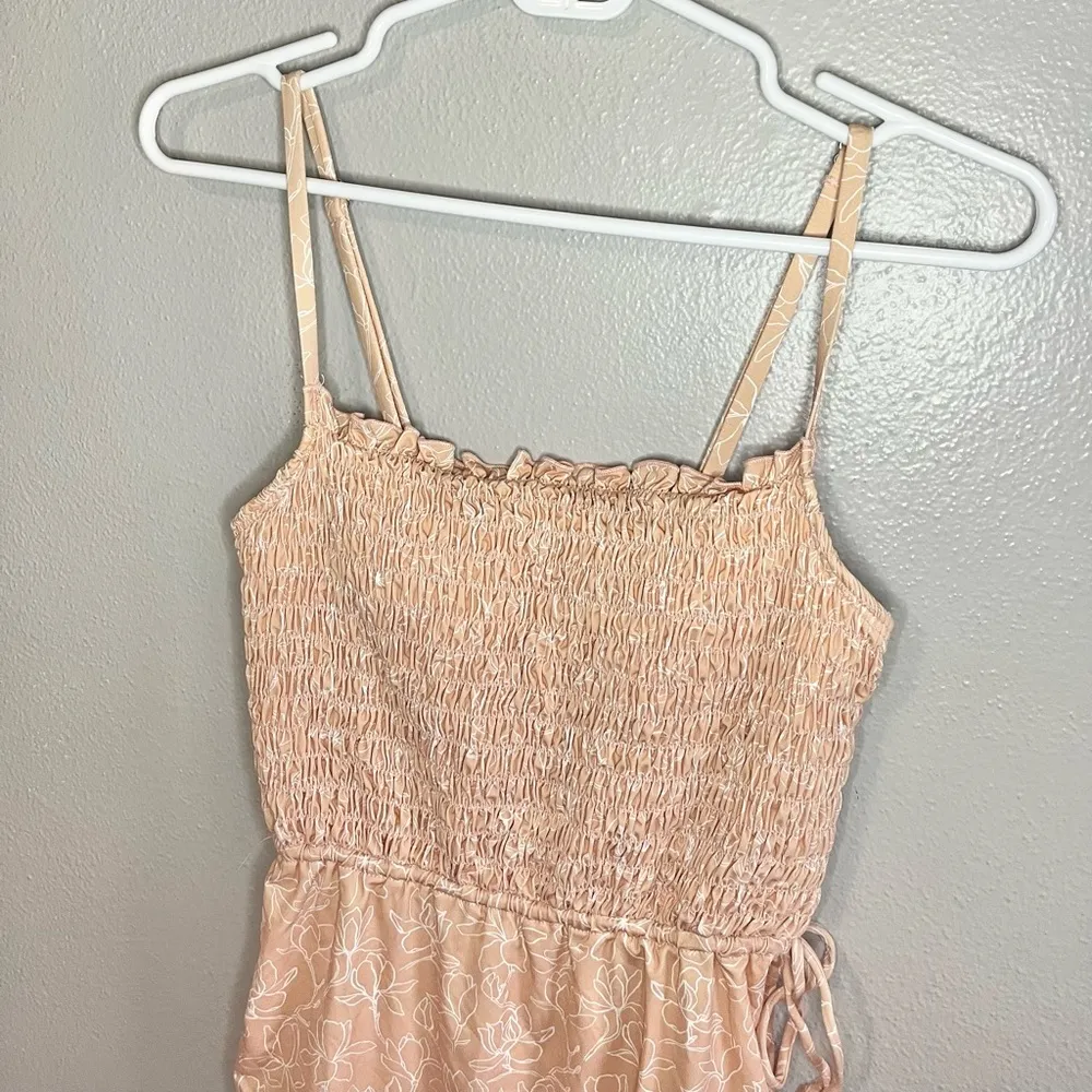 [Dippin’ Daisys] Peach Smocked One Piece Swimsuit- Large - Image 3