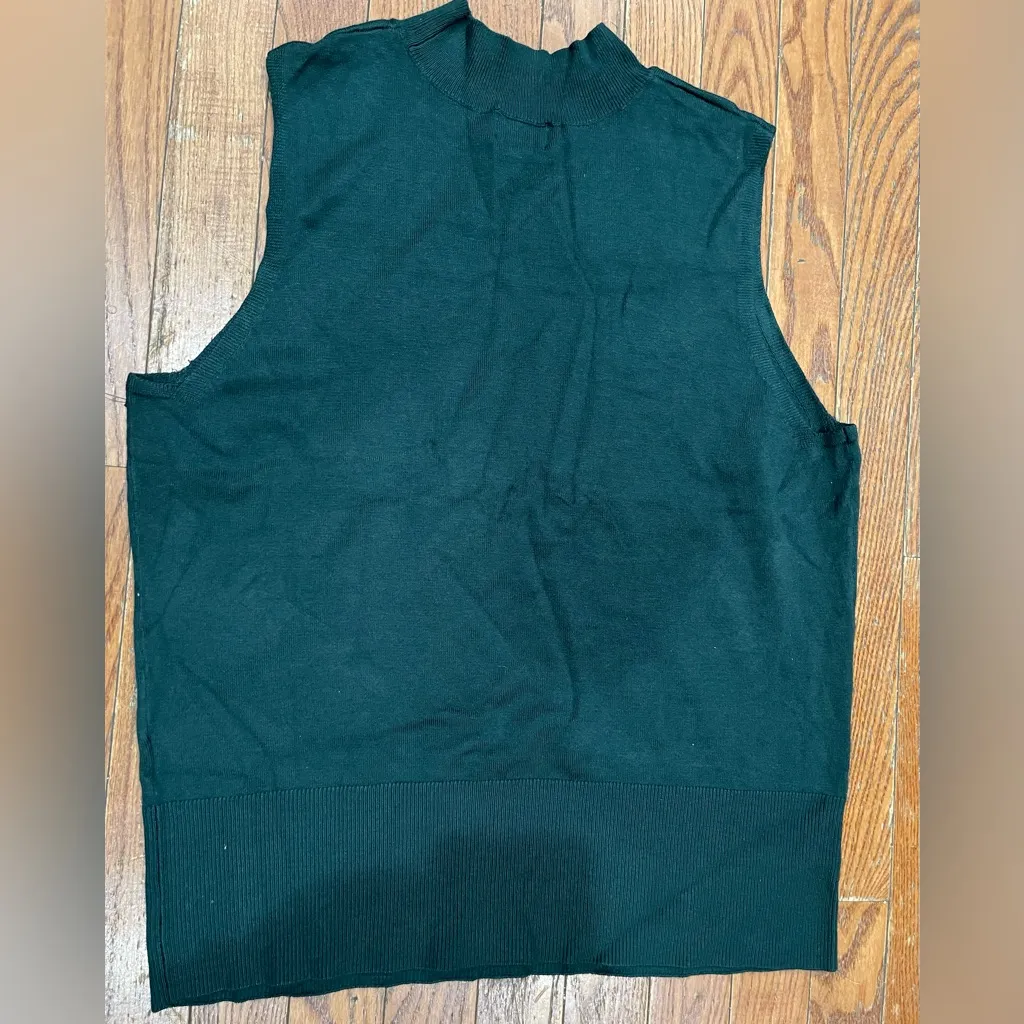Worthington Women's Dark Green Tank Top - Image 9