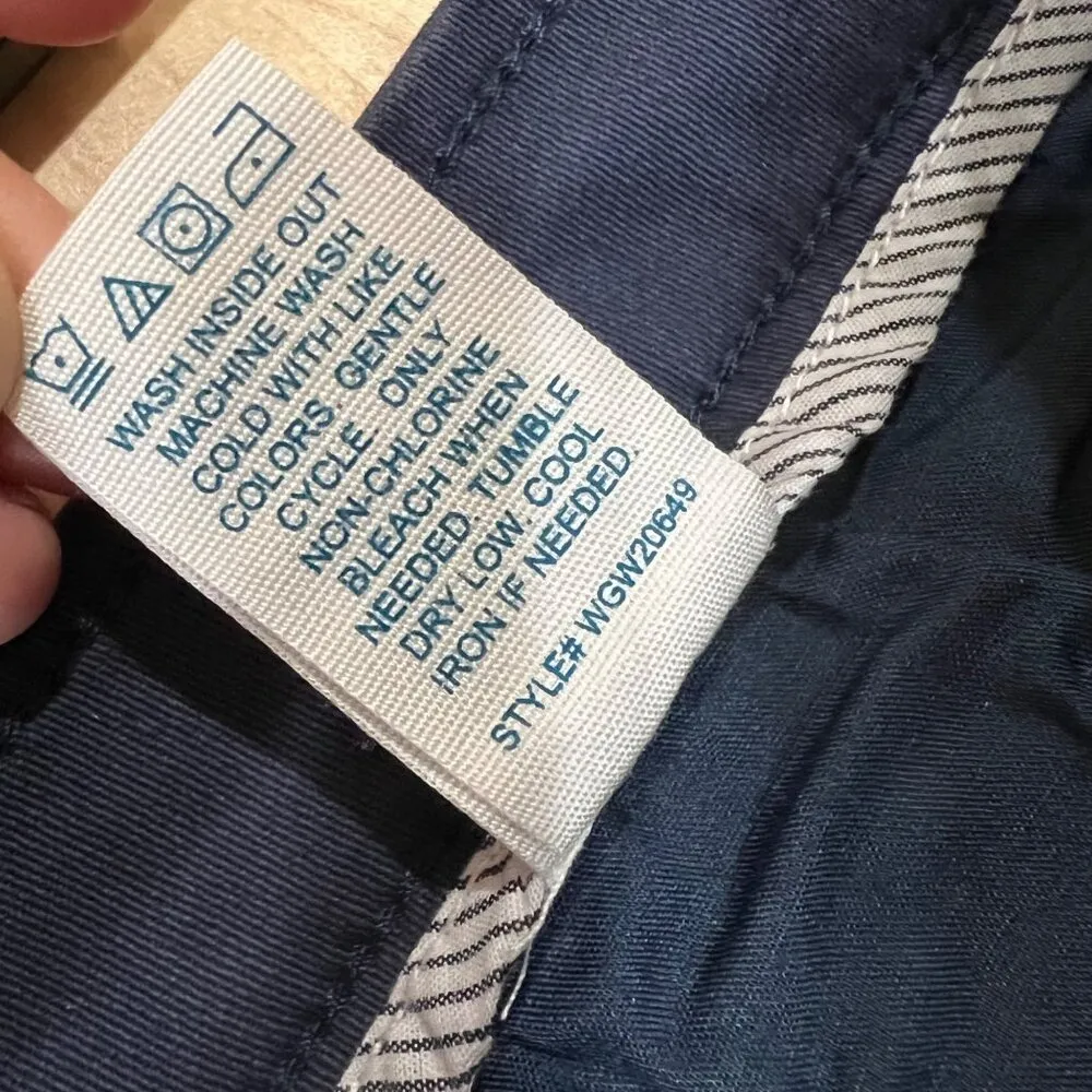 Market & Spruce Navy Blue Floral Embroidered Chino Shorts Size 2 NWT - Image 7