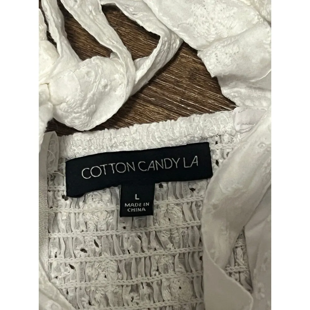 Eyelet bustier corset tie top - Image 4