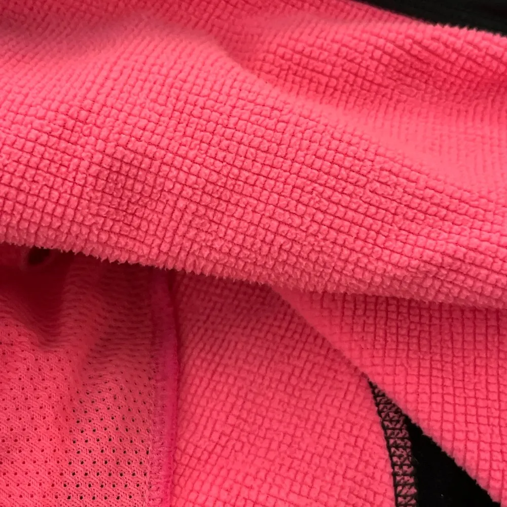 New Balance NBx Jacket Half Zip Fleece Lined Black Pink M WRT7308 - Image 4