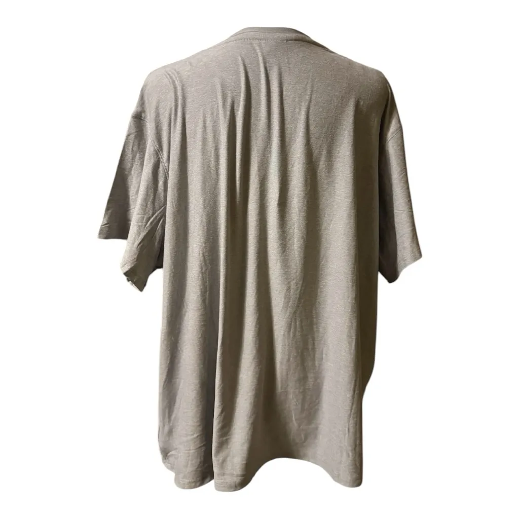 Athletic Gray Women's Casual Short Sleeve Top Sz XXL/20 - Image 2