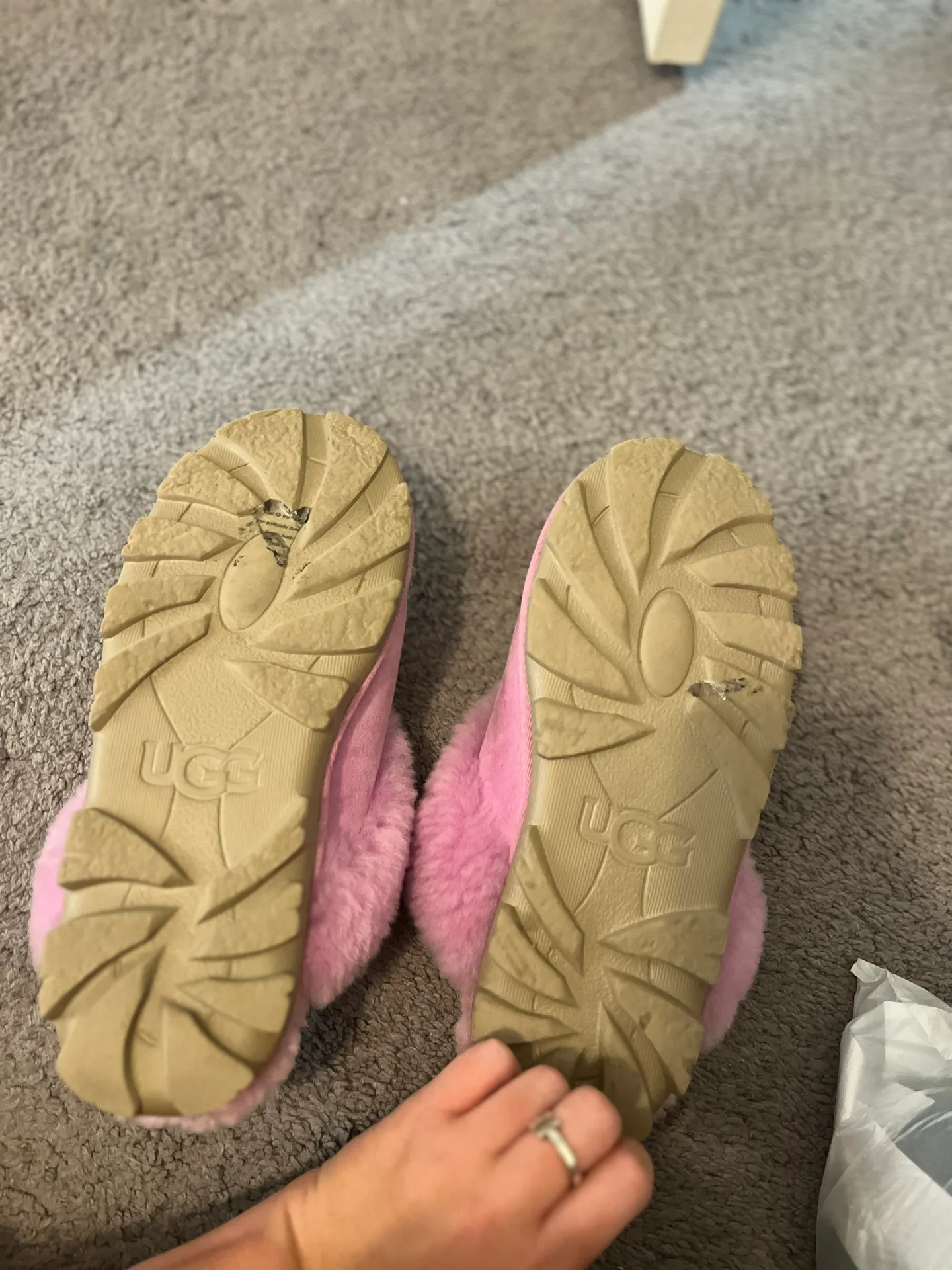 UGG Pink Slippers - Image 3