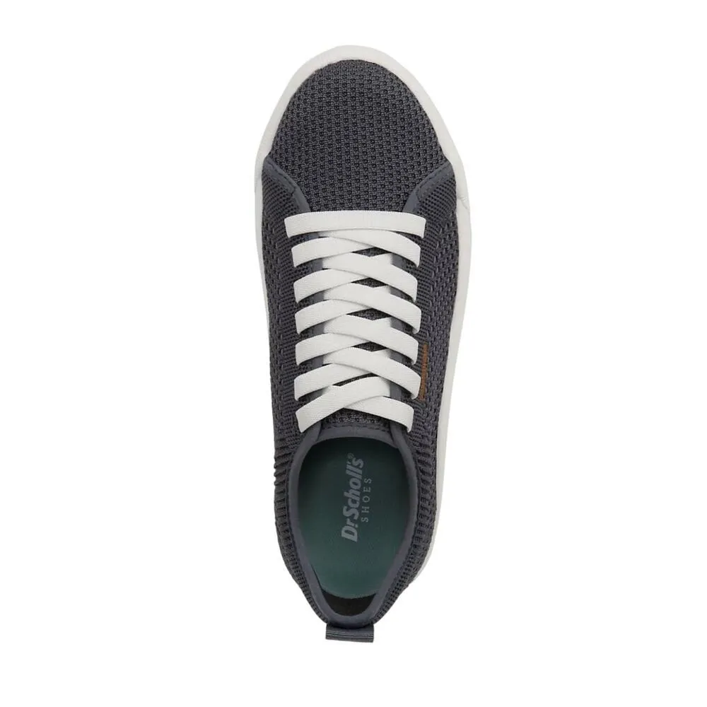 Dr. Scholl's Women's Time Off Knit Platform Sneakers in Oxide, Size 9 Gray - Image 4