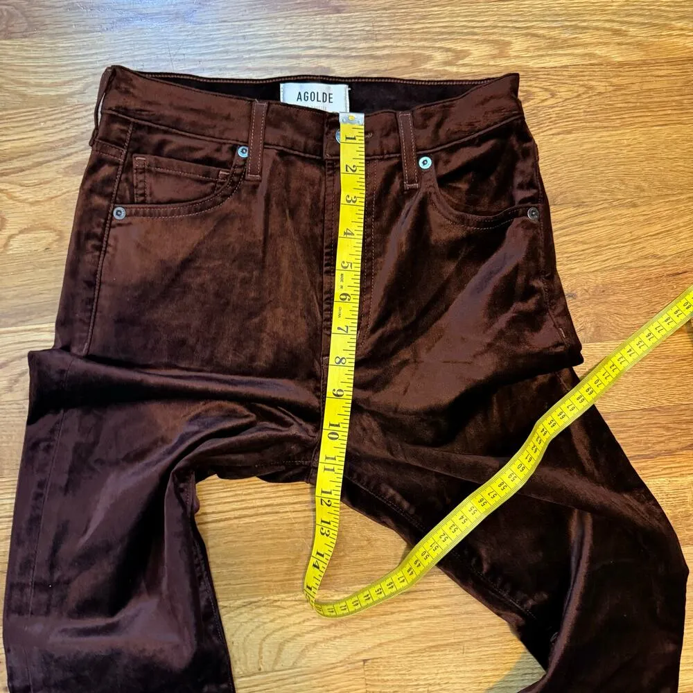 Women’s 24 Brown Nico Velvet Bootcut Trousers Chocolate Milk Pants - Image 4