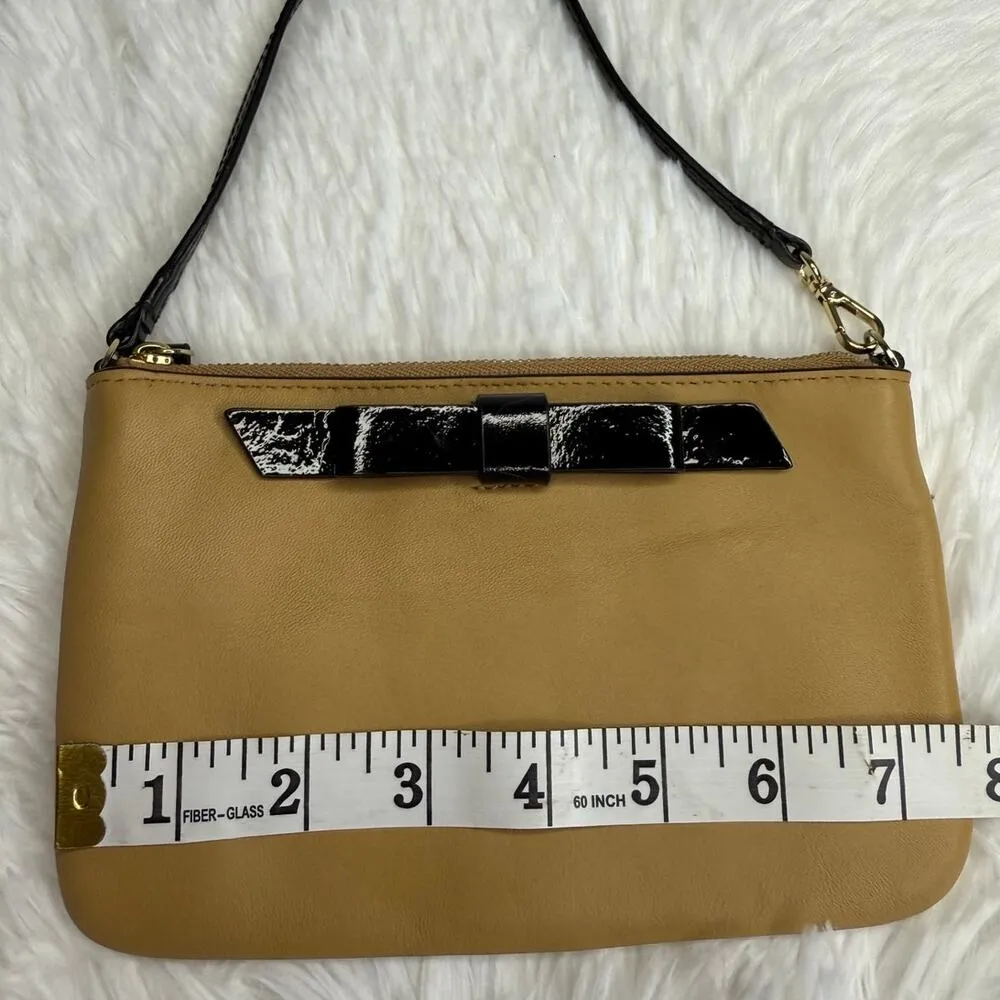 Kate Spade New York Creamy Caramel Brown Mini Purse Wristlet - Image 9