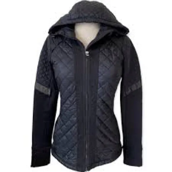 Athleta Rock Springs CYA Zip Up Hooded Puffer Jacket - Image 2