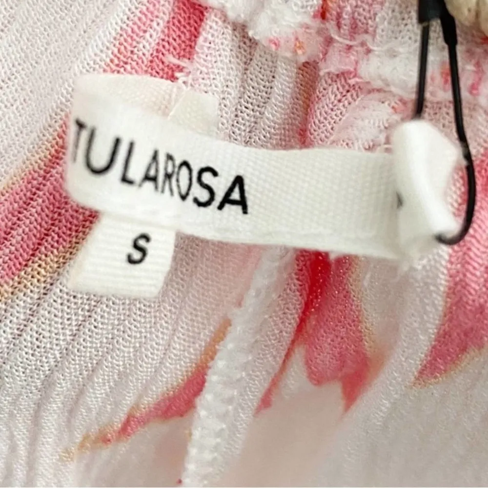 NWT Tularosa Pink Palm Print Romper - Image 4