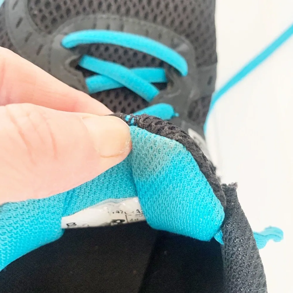 New Balance 470 V3 Women's Running Sneakers Size 8.5 B Black Blue Lace Up - Image 10