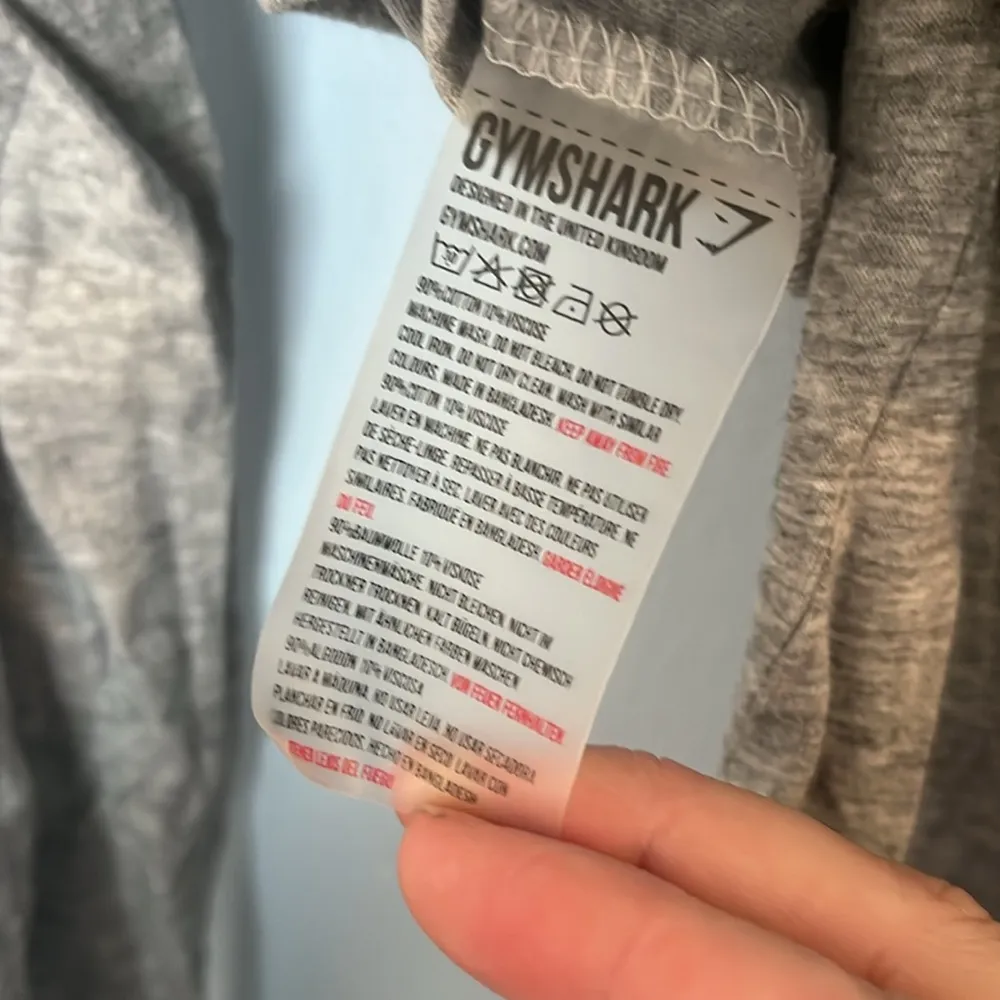 Gymshark Two Piece Tank Top Cropped Long Sleeve Athletic Cut Out Top - Image 7