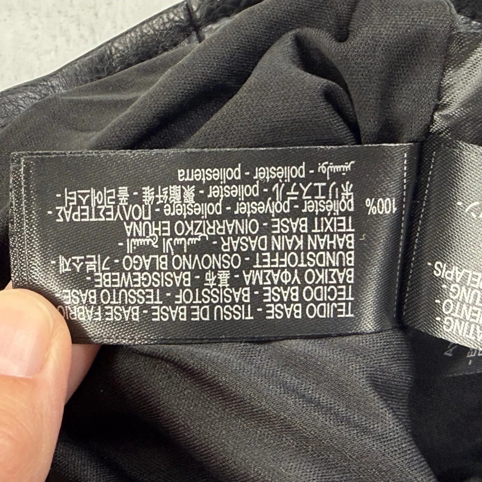 ZARA Black Faux Leather Corset Top Belted Moto Style Women S NWOT - Image 7