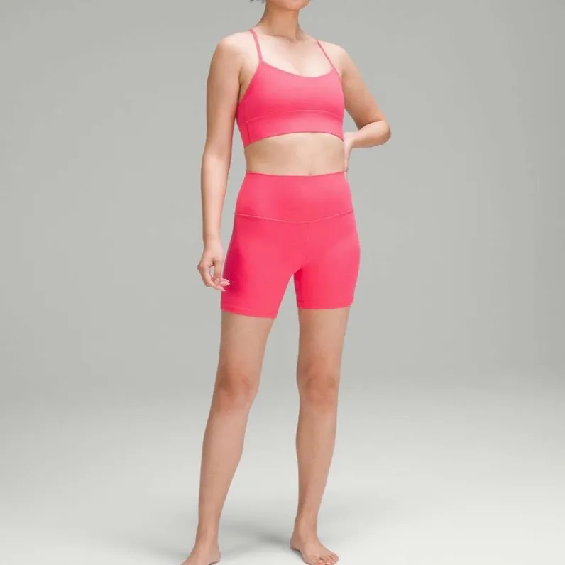 Lululemon Align High-Rise Bike Short 6” Lip Gloss Size 4 Retired Like New - Image 3