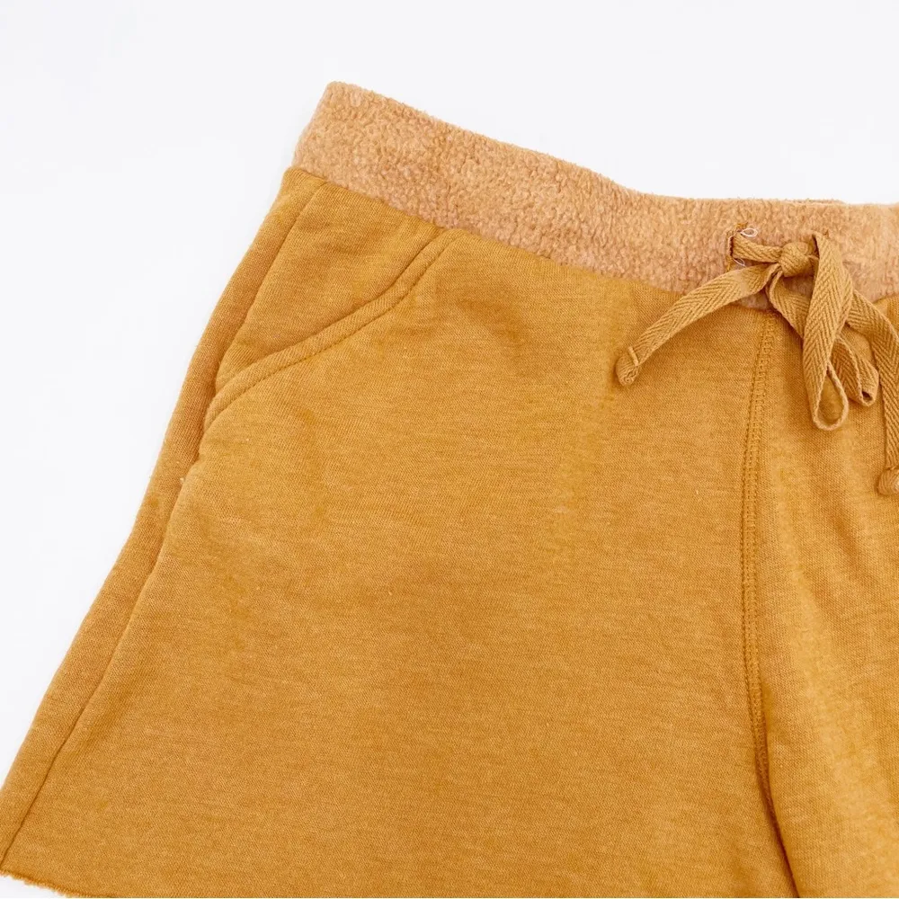 Intimately Free People Kelly Lounge Shorts Super Soft Fleece Relaxed Fit Medium - Image 5