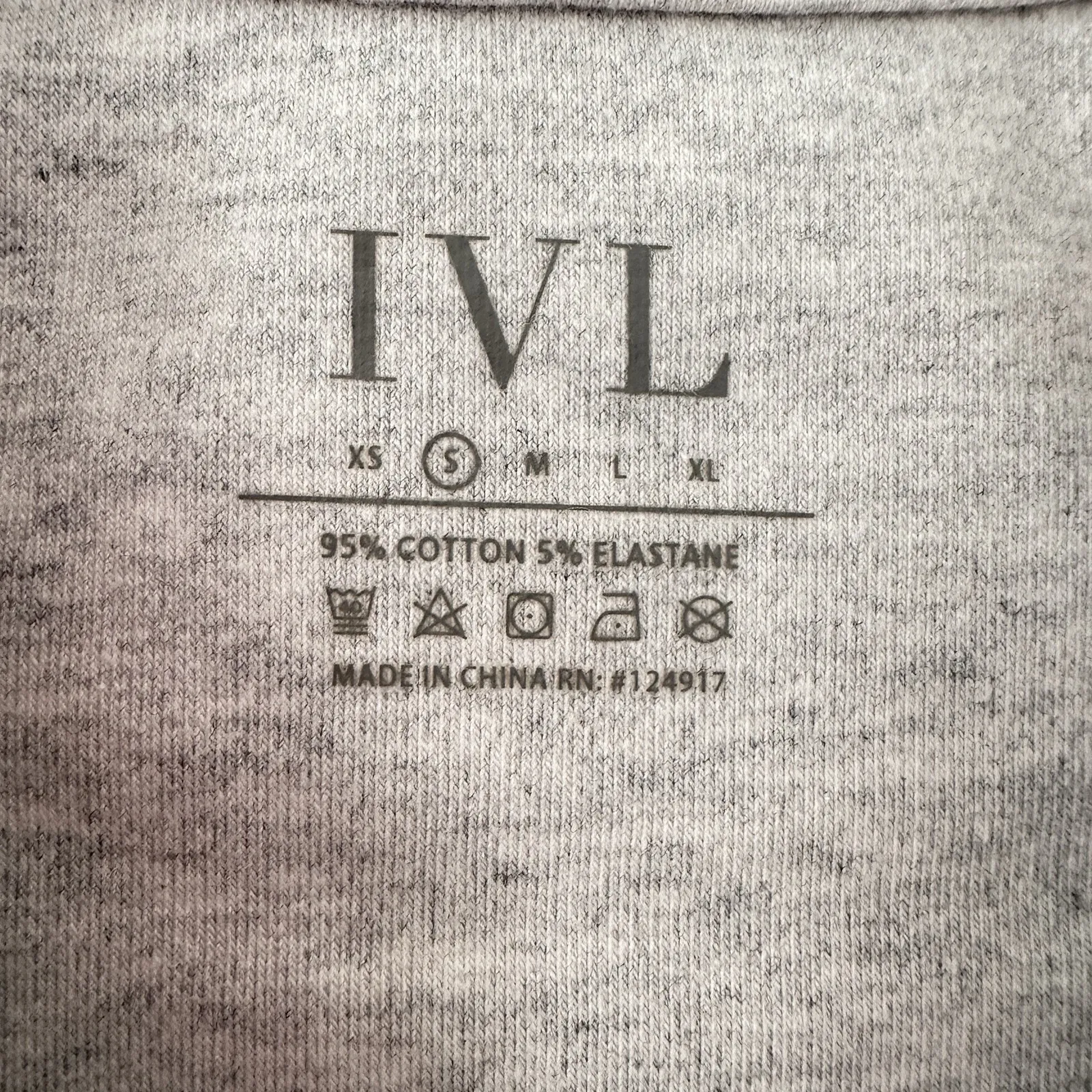 NWT IVL Collective Cotton Jersey Cropped Top Womens Heather‎ Gray Small Athletic - Image 8