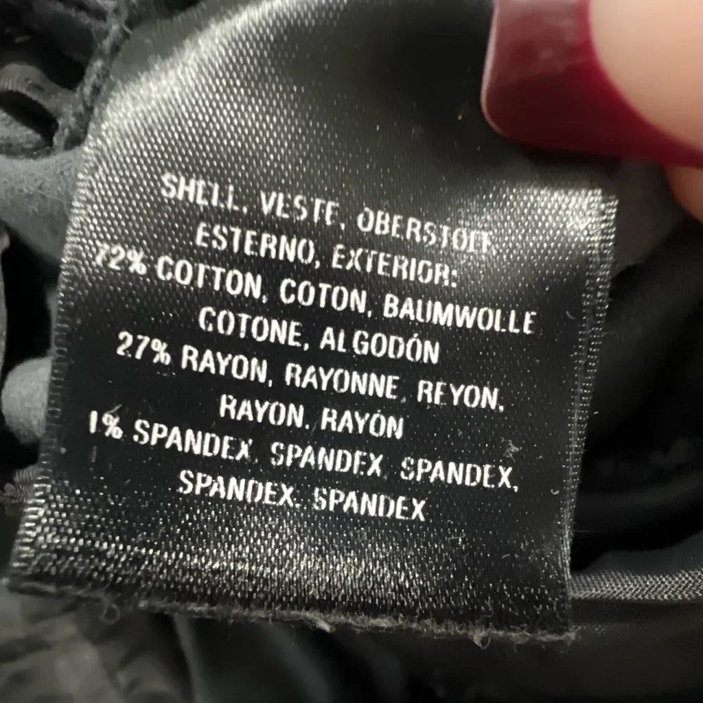 Anthropologie  Black Tapered Trousers - Image 6