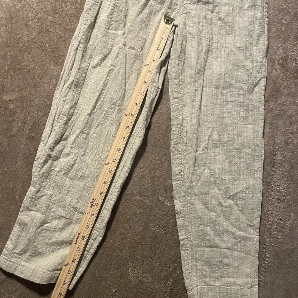 Urban Outfitters Pants Womens 4 Maria Button-Fly Textured Sage Trouser High Rise - Image 8