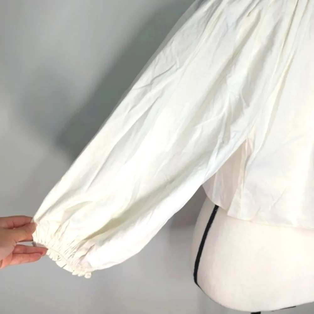 RE/DONE LEVIS Victorian Cut Off Blouse‎ - Image 8