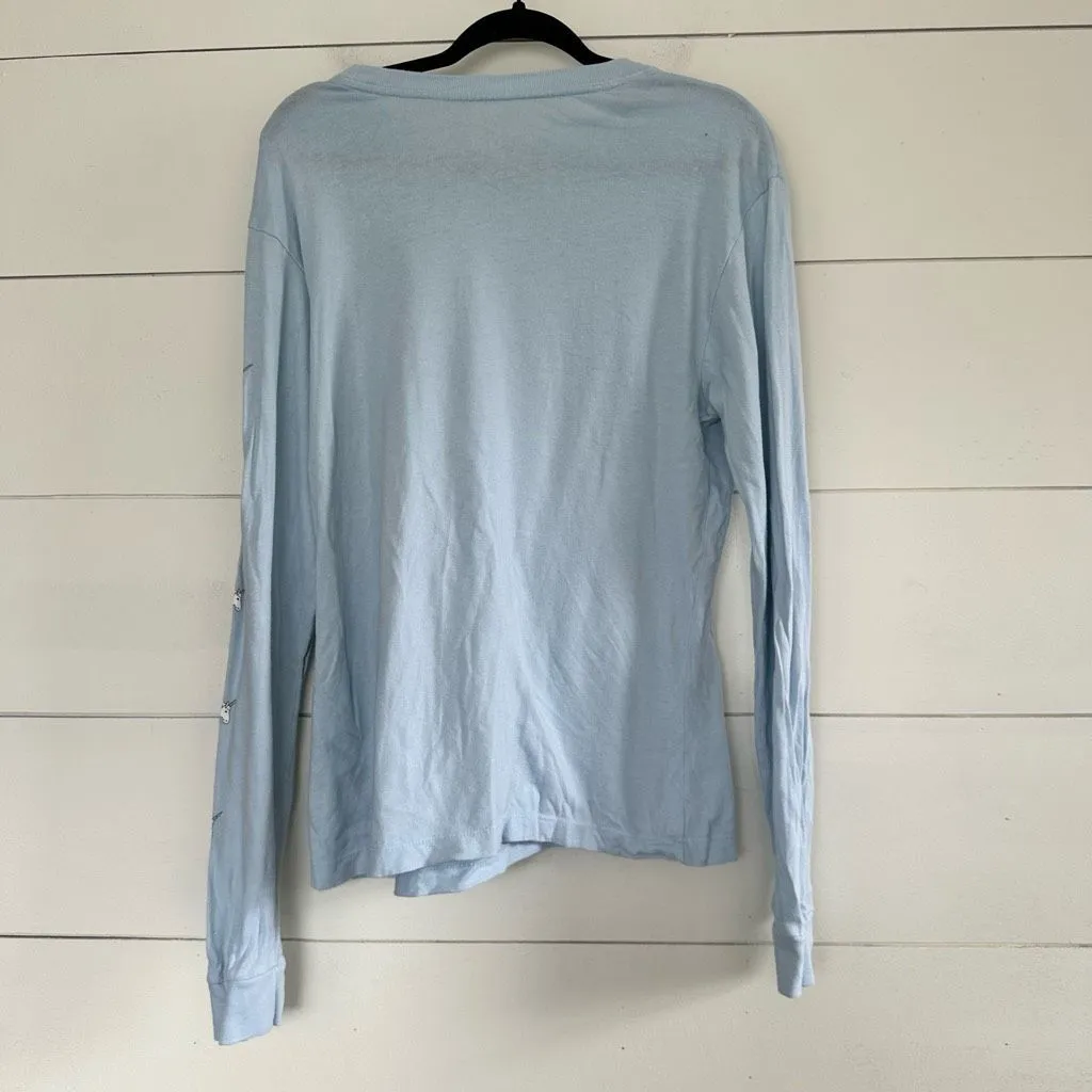 Vans Women’s Large Blue Unicorn Longsleeve Tee - Image 5