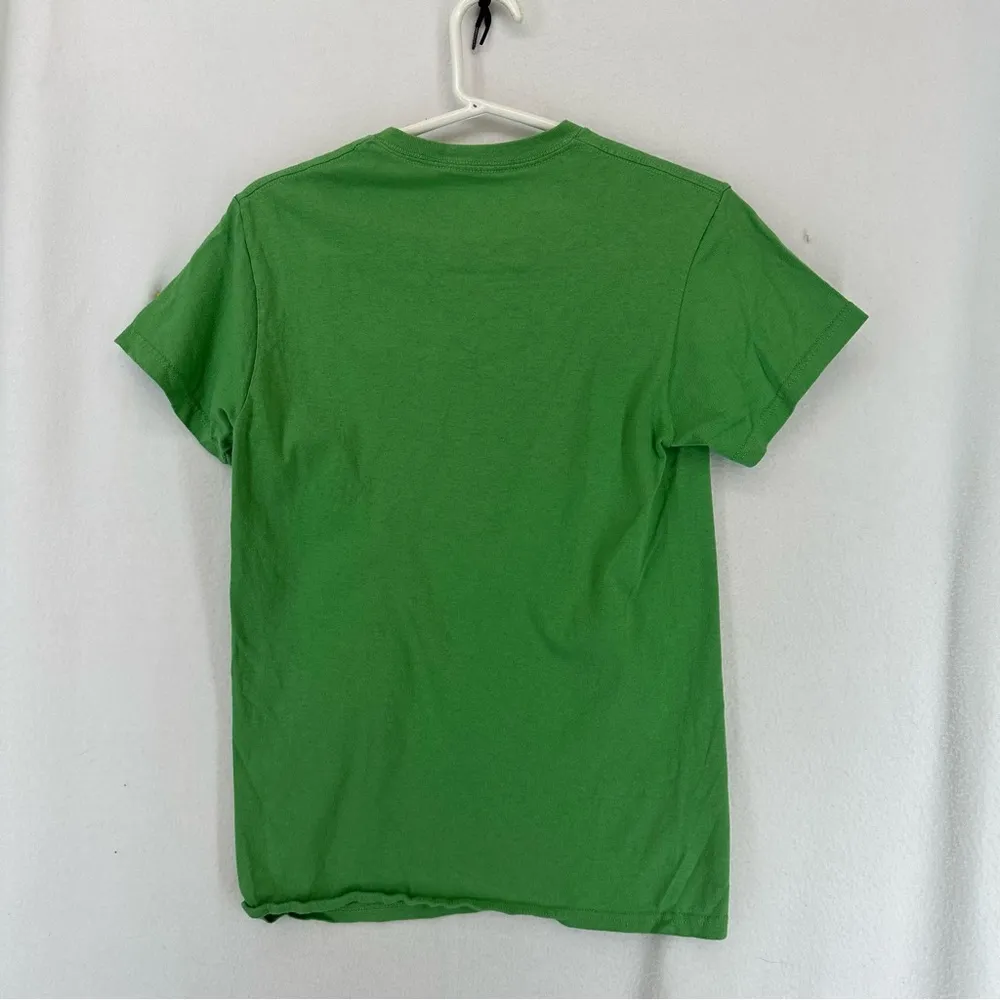 Feeling Lucky Today St Patrick’s Clover Short Sleeve T Shirt Womens Small Green - Image 6