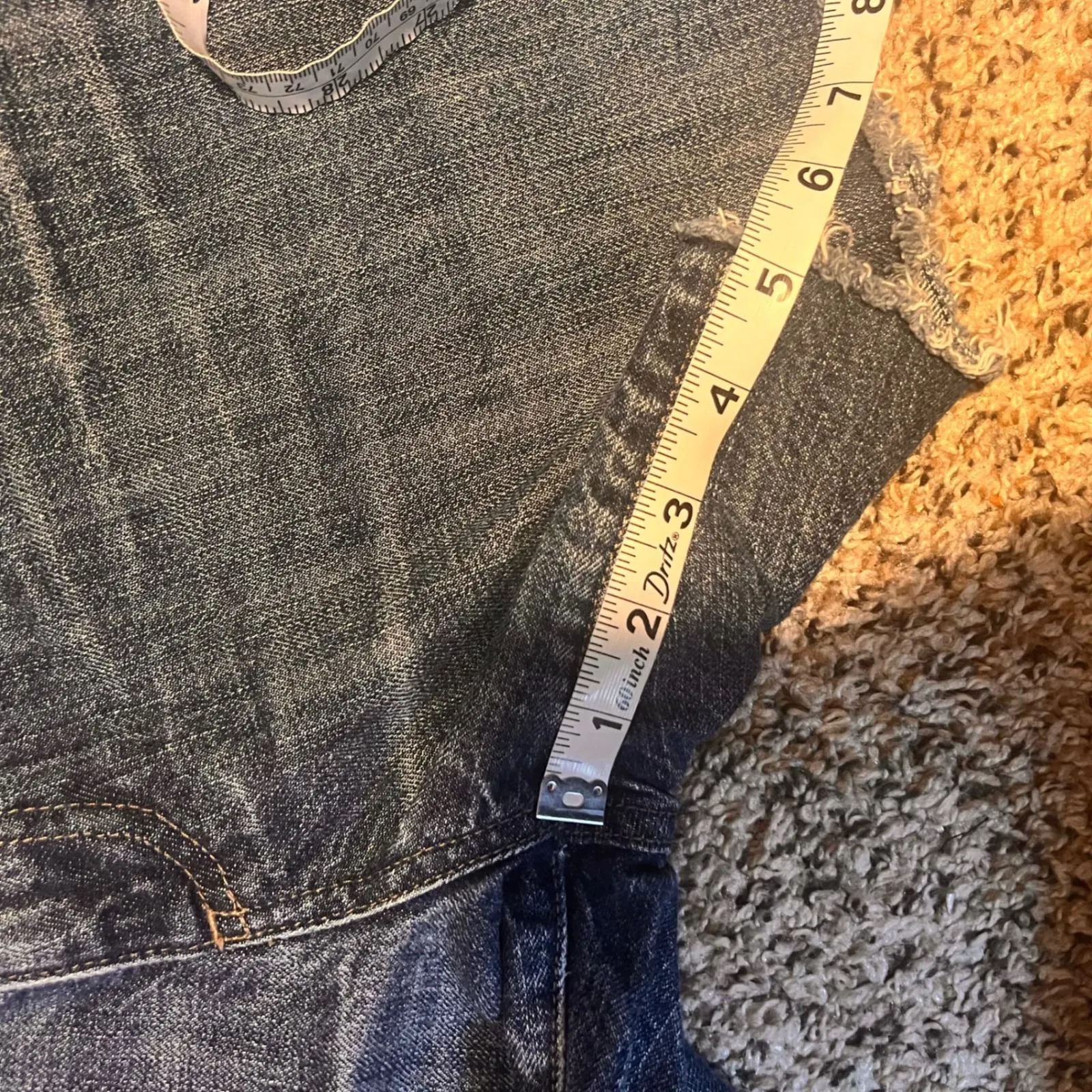 Gap 1969 Women's Dark Wash Sexy Boyfriend Denim Cutoff Shorts Size‎ 30R - Image 5