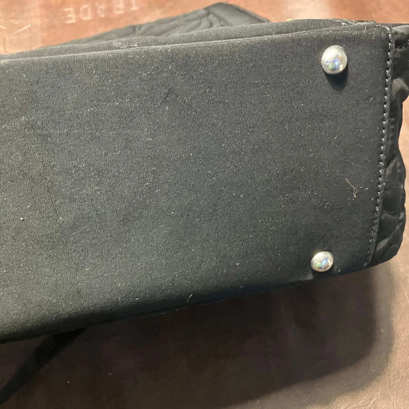 Vera Bradley Black Quilted Floral Laptop Messenger Bag Briefcase‎ Adjustable - Image 6