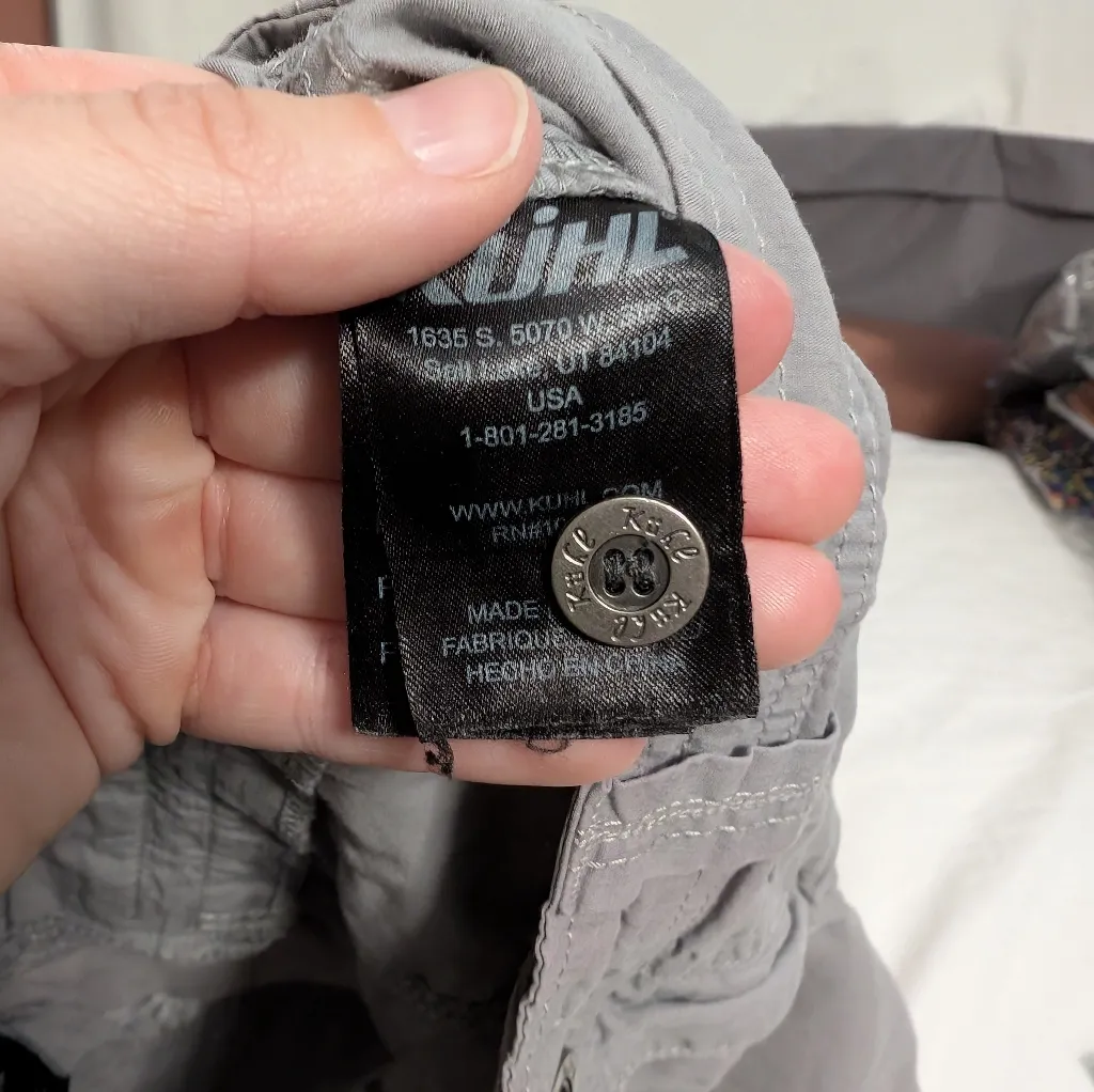 Kuhl Kontra Hiking Shorts W6 Light Grey - Image 5