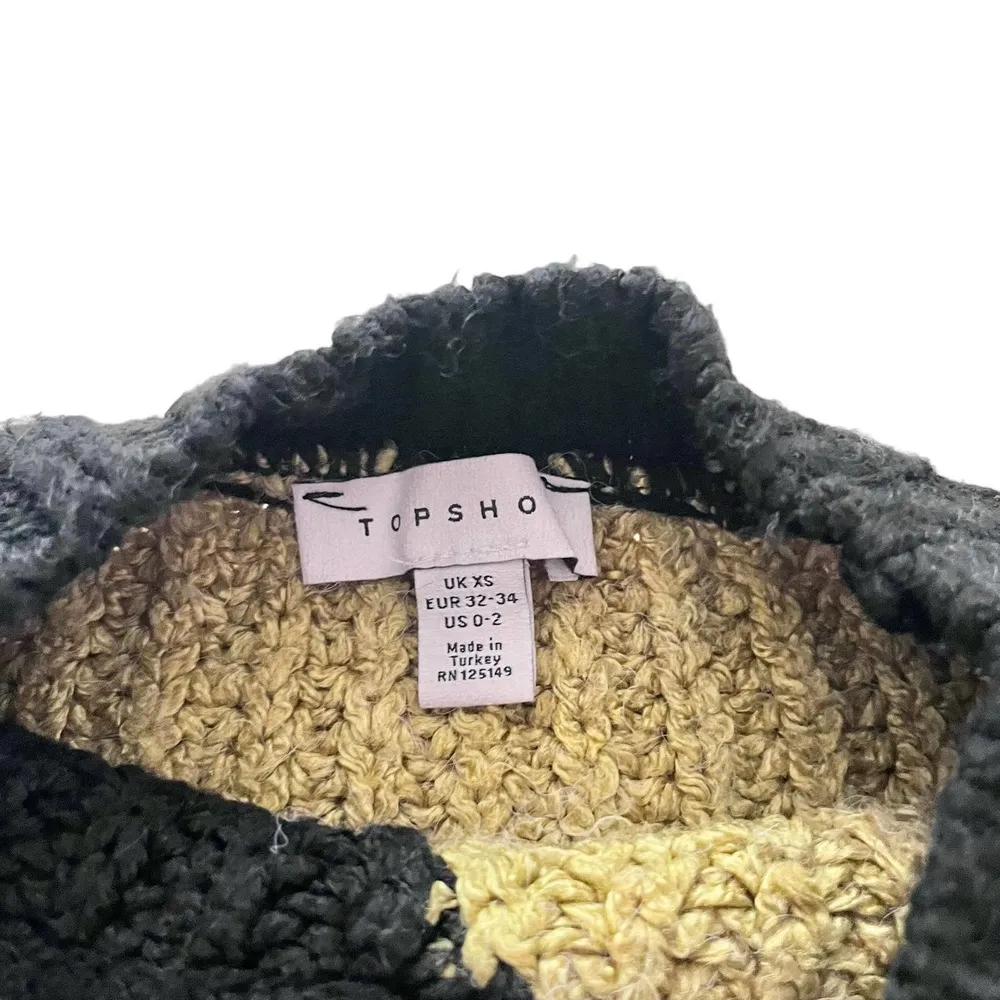 TOPSHOP Chunky Abstract Sweater - Image 4