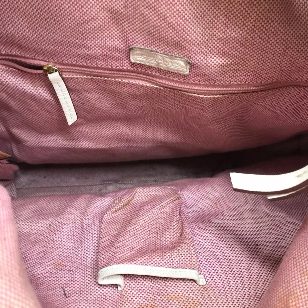 Dooney & Bourke White Large Leather Shoulder Bag - Image 7