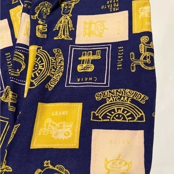 Lularoe X Disney Collaboration Toy Story‎ Leggings Size TC Navy, Yellow, Cream - Image 2