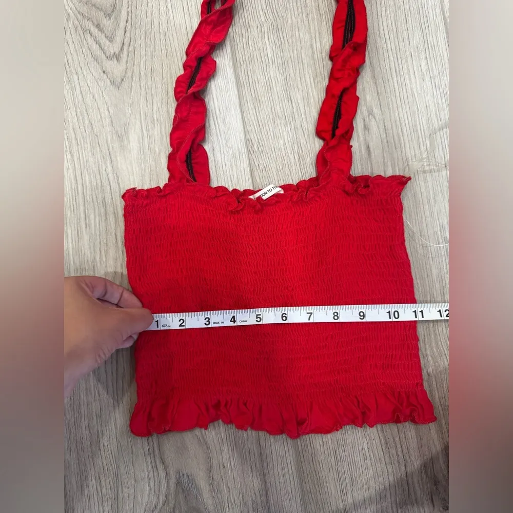 Red Women's Top - Image 6