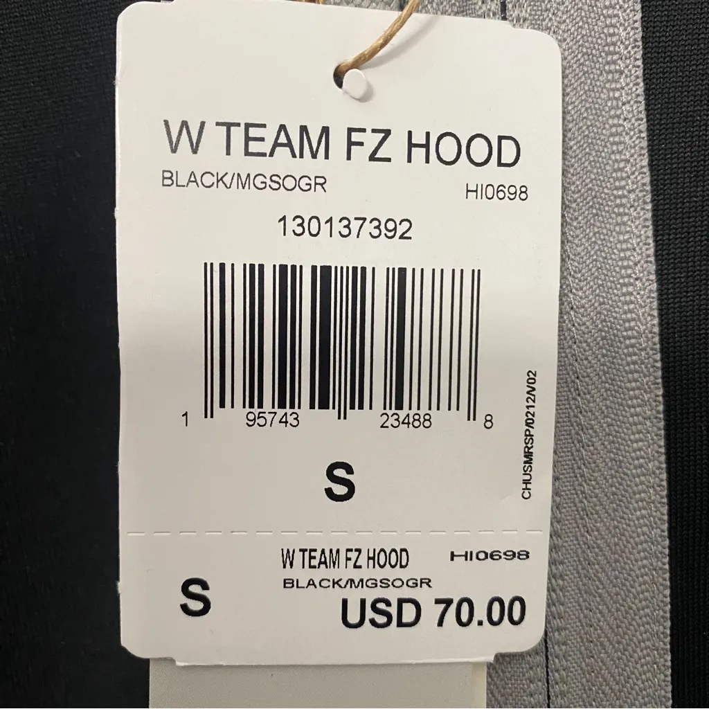 NWT Adidas Team Issue Full-Zip Hoodie | Size: Small - Image 5