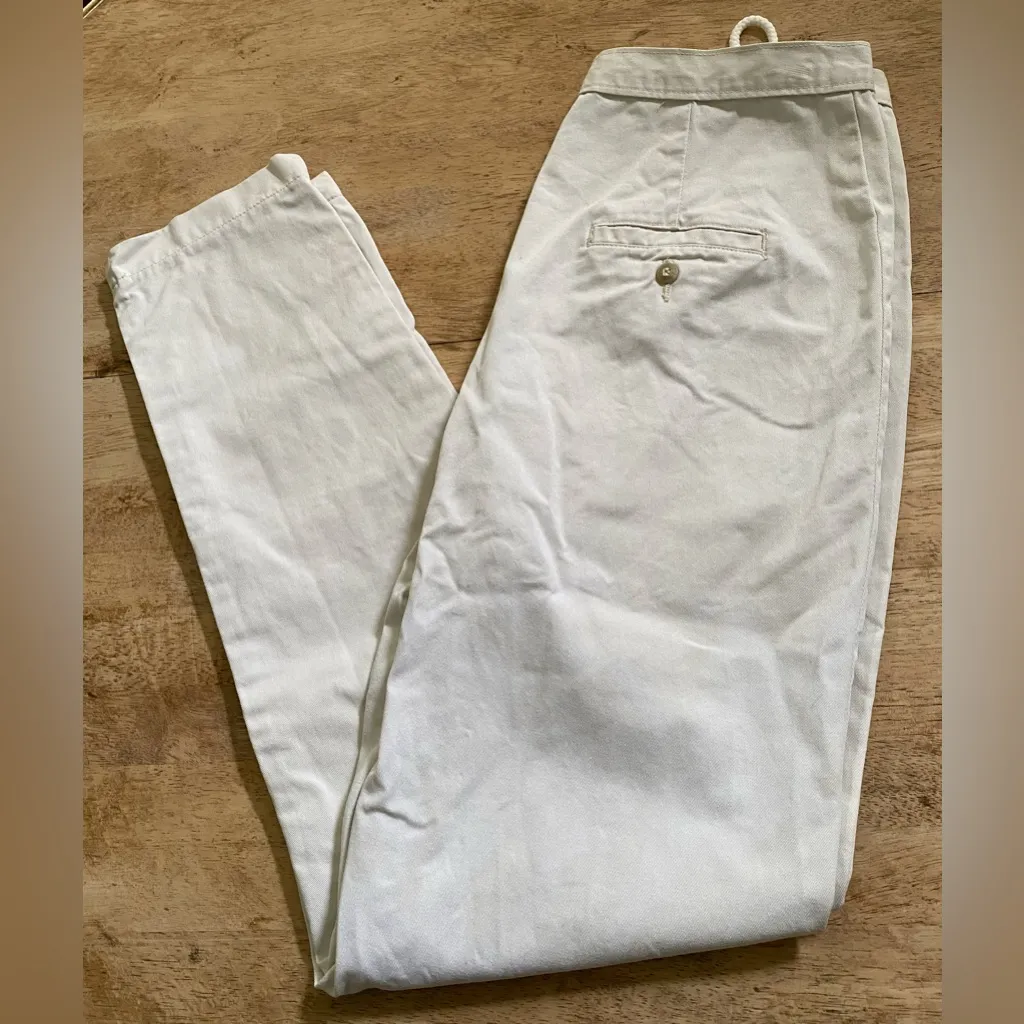 Vintage Motherhood Maternity Women’s Sz S Khaki Chino Pant - Image 2