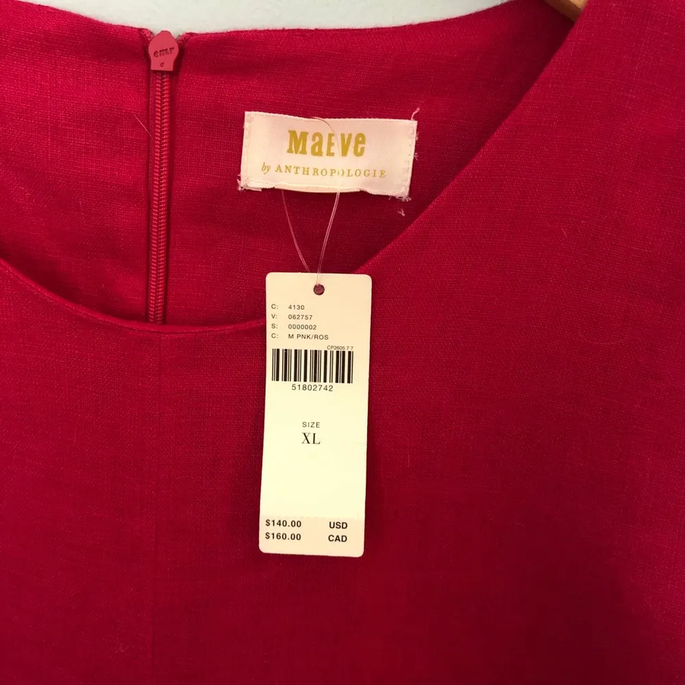 Bright Pink Maeve Womens Shift Dress - Image 5