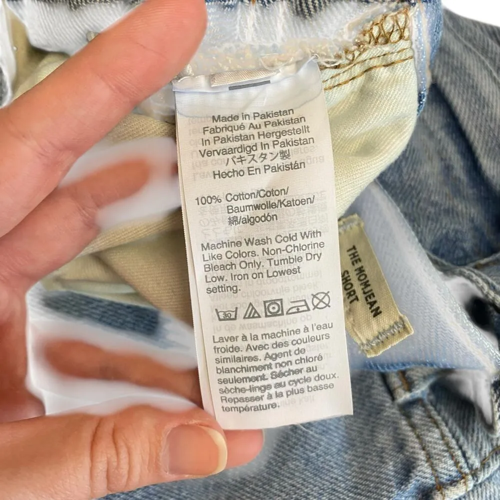 Madewell Women’s The Mom Jean High Rise Shorts Size 28 Boho, Classic, Minimalist - Image 10