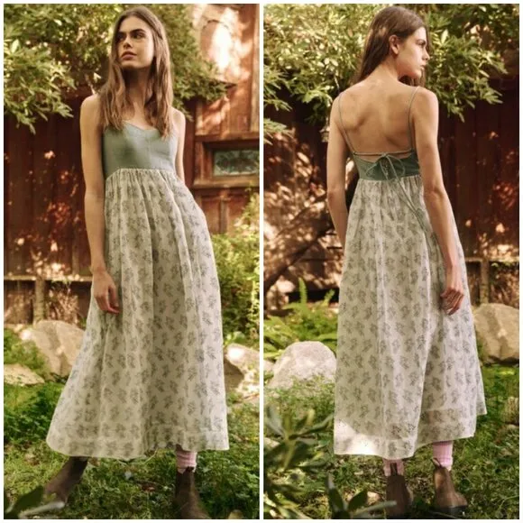 πTHE GREAT.π The Camelia Dress ~ Crystal Blue Size 3 = Large NWT - Image 2