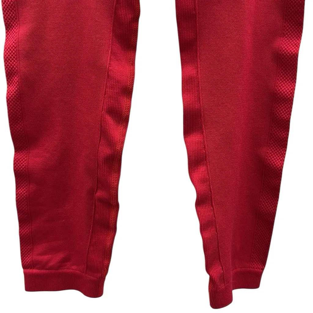 Homma Red Shape Wear Belly Control Leggings Nylon Spandex Blend Womens Small - Image 8