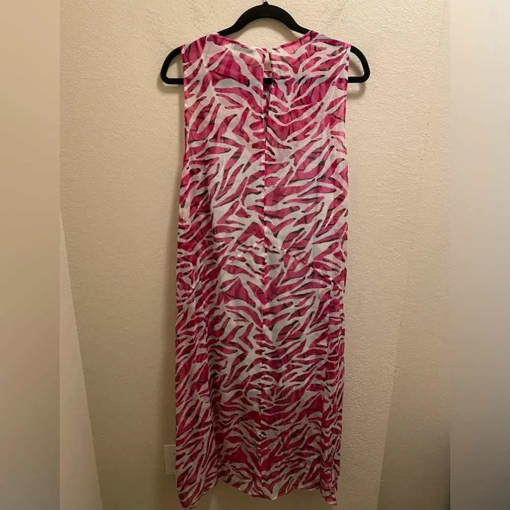 Equipment Tainelle Printed Silk Midi Dress Size Small In Sangria Multi - Image 10