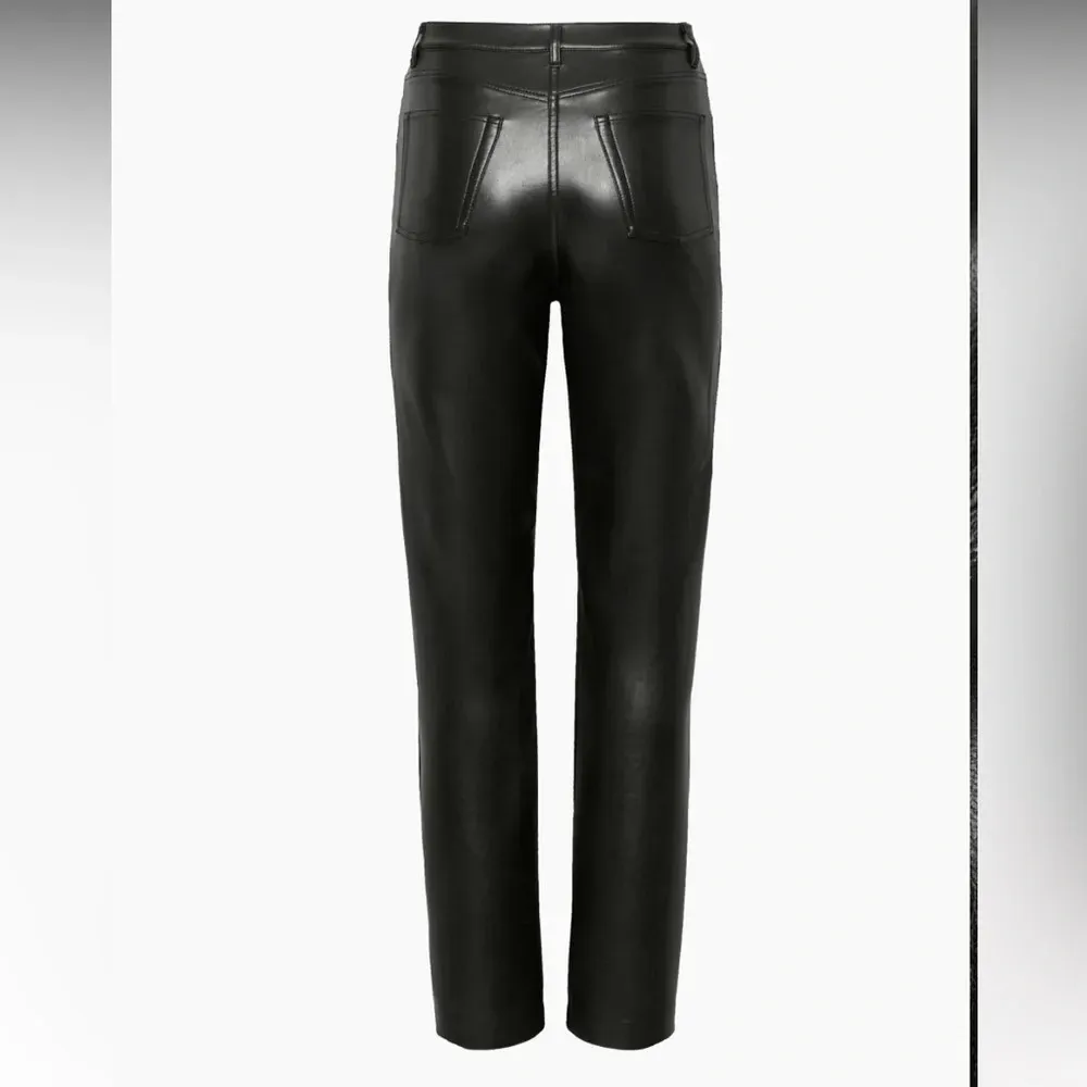 Black vegan MELINA leather pants size 2 from Wilfred Aritzia from Anthropologie - Image 14