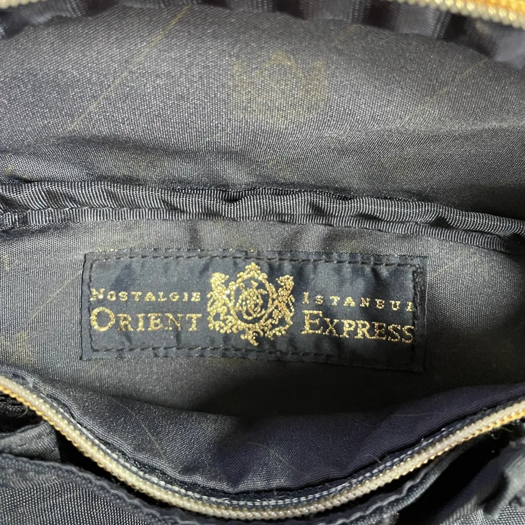 Vintage Nostalgie Istanbul Orient Express Crest Belt Bag Crossbody Fanny Pack 💛🎀 Blue - Image 13