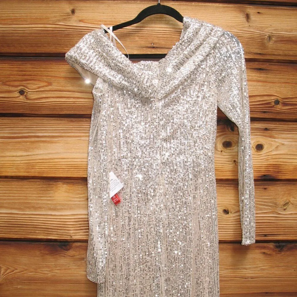 Mac Duggal 26596 SEQUINED DROP SHOULDER LONG SLEEVE JUMPSUIT - Image 12