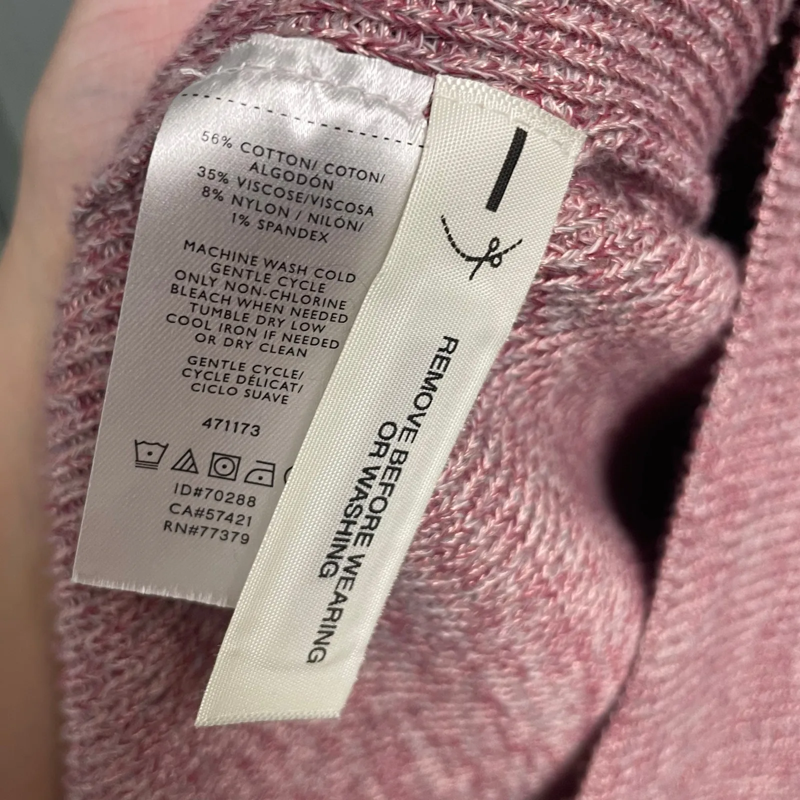 Ann Taylor Womens Sweater Knit Pull On Skirt Size Medium Midi Long Boho Office - Image 4