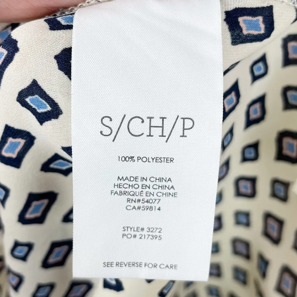 CAbi 3272 Cleo Tunic Tank Sleeveless Printed Scoop Neck Blouse Size Small Career - Image 10