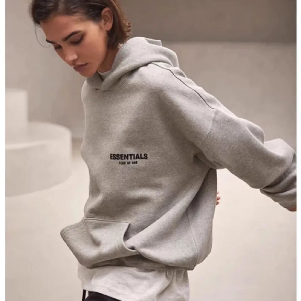 ESSENTIALS FEAR FOG GOD DARK OATMEAL PULLOVER HOODIE SIZE XXS - Image 8