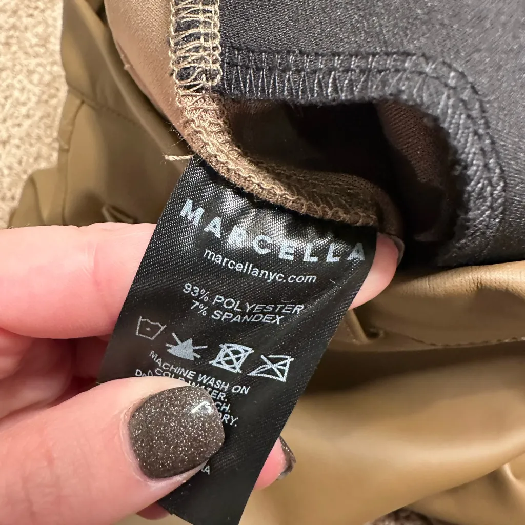 Marcella Faux‎ Leather Pants - Image 4