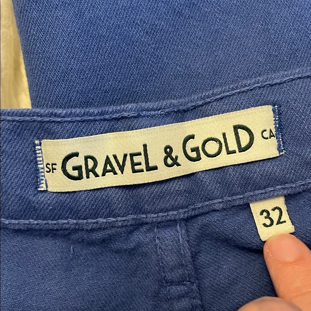 GRAVEL & GOLD Placer High Rise Straight Leg Pants in Labourer Blue Size 32 | 14 - Image 16