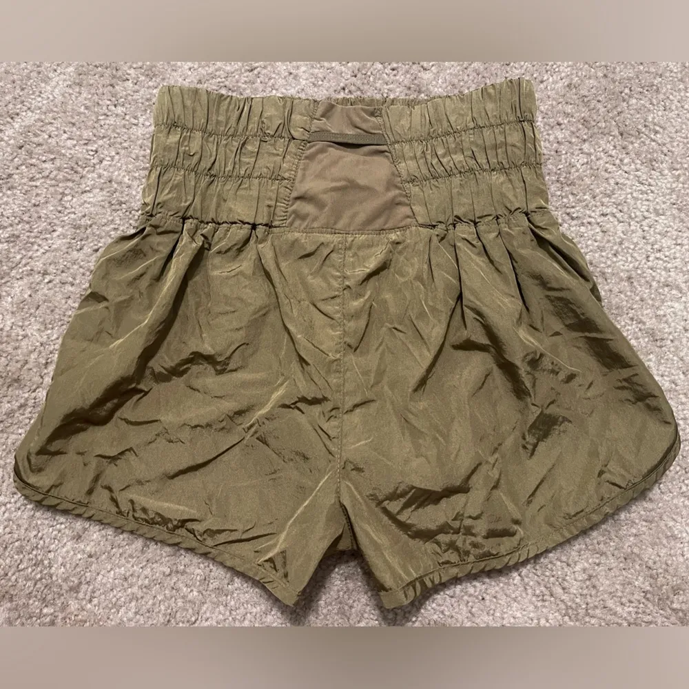 Women’s Free People FP Movement The Way Home Lined Shorts Olive Green Size S - Image 7