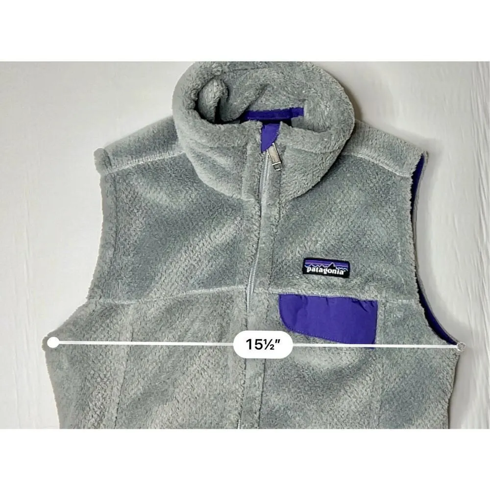 Patagonia Deep Pile Textured Fleece Sleeveless Pocket Ws Re-Tool Vest sz XS NICE - Image 6