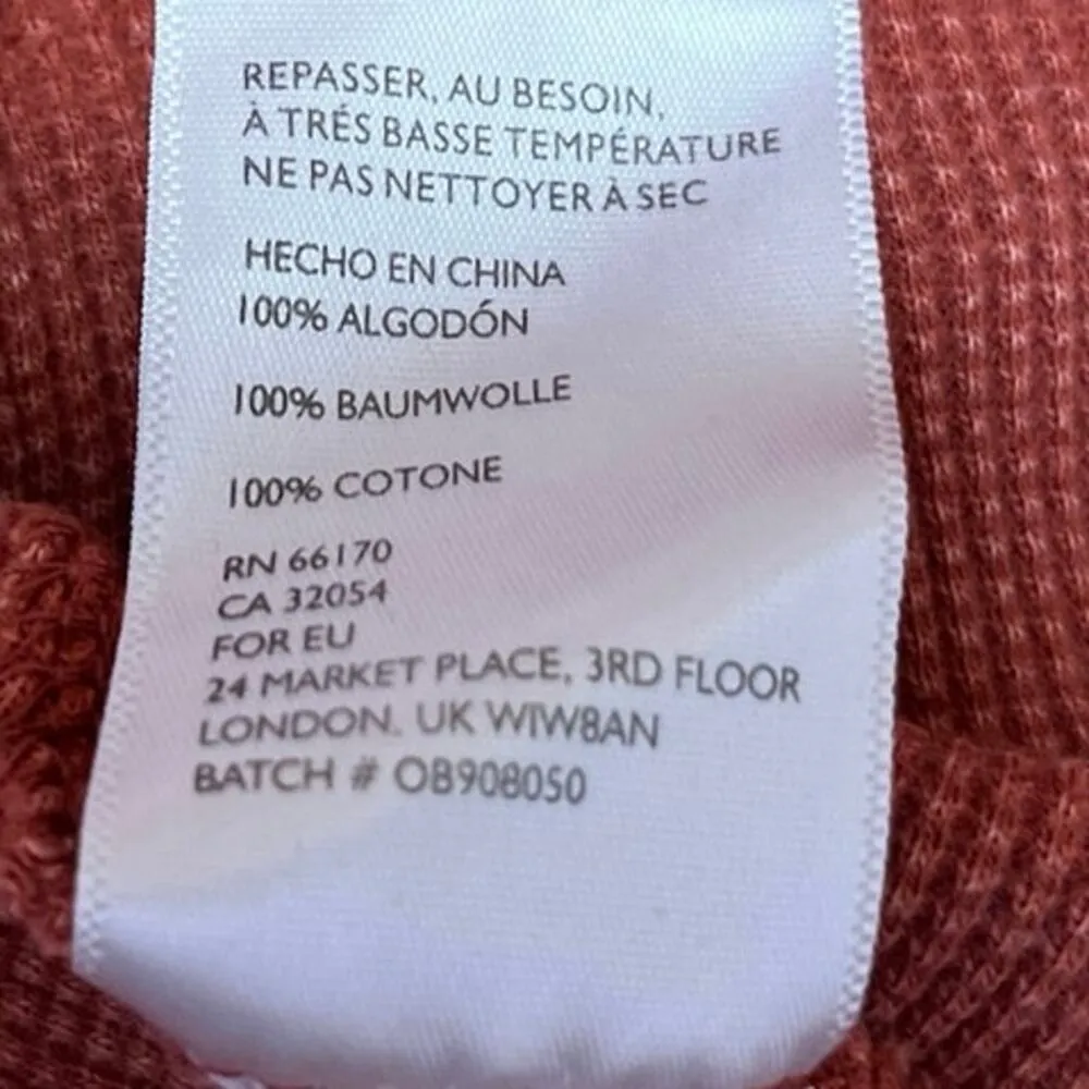 Urban Outfitters Brown Waffle Knit Strapless Corset Bustier Tube Crop Tank Top L - Image 5